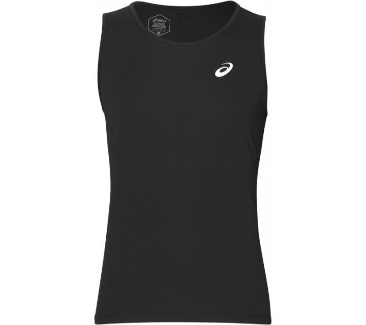 Asics Silver Singlet Black